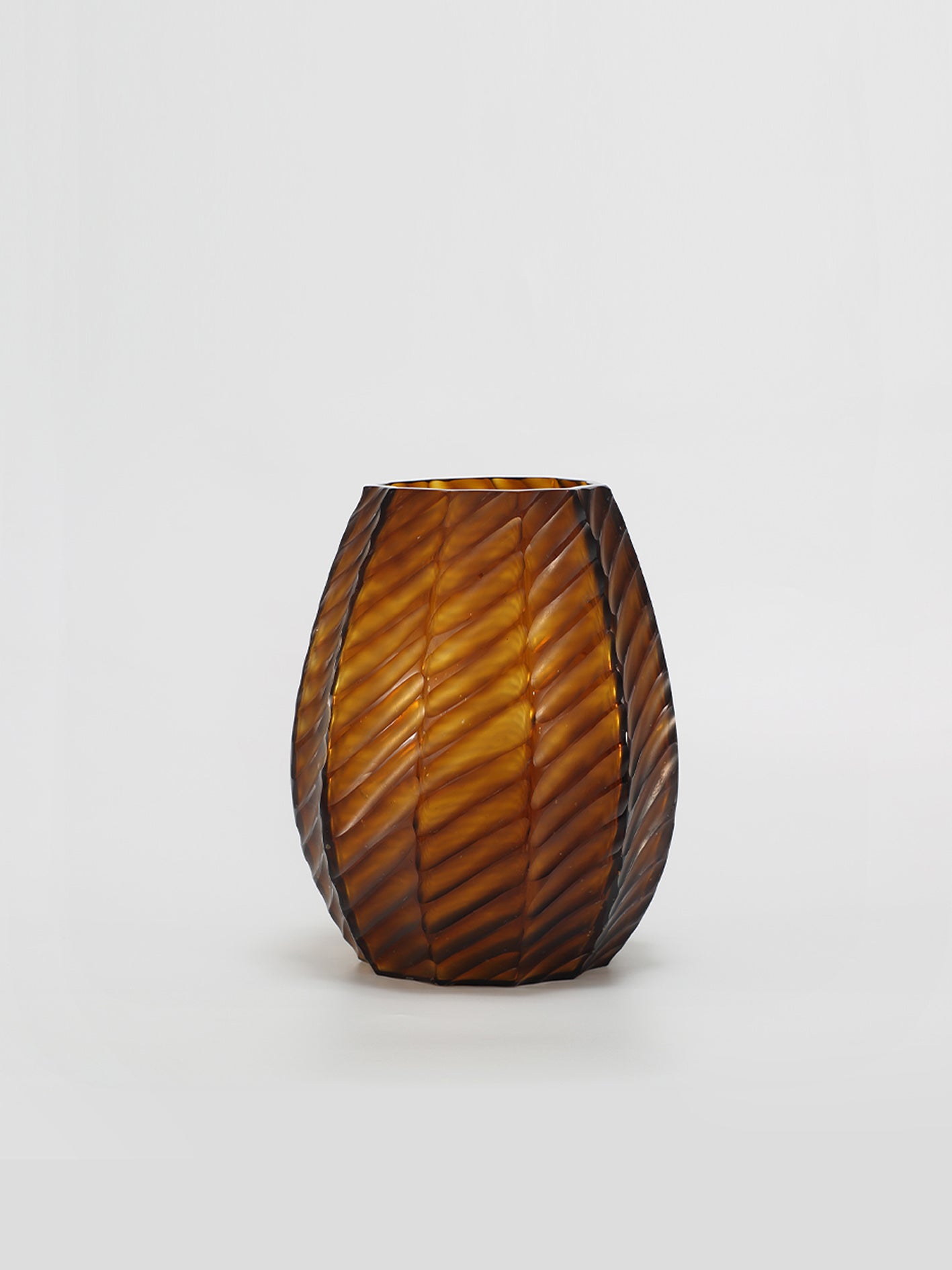 VASE // Glass, LOTUS [Amber]