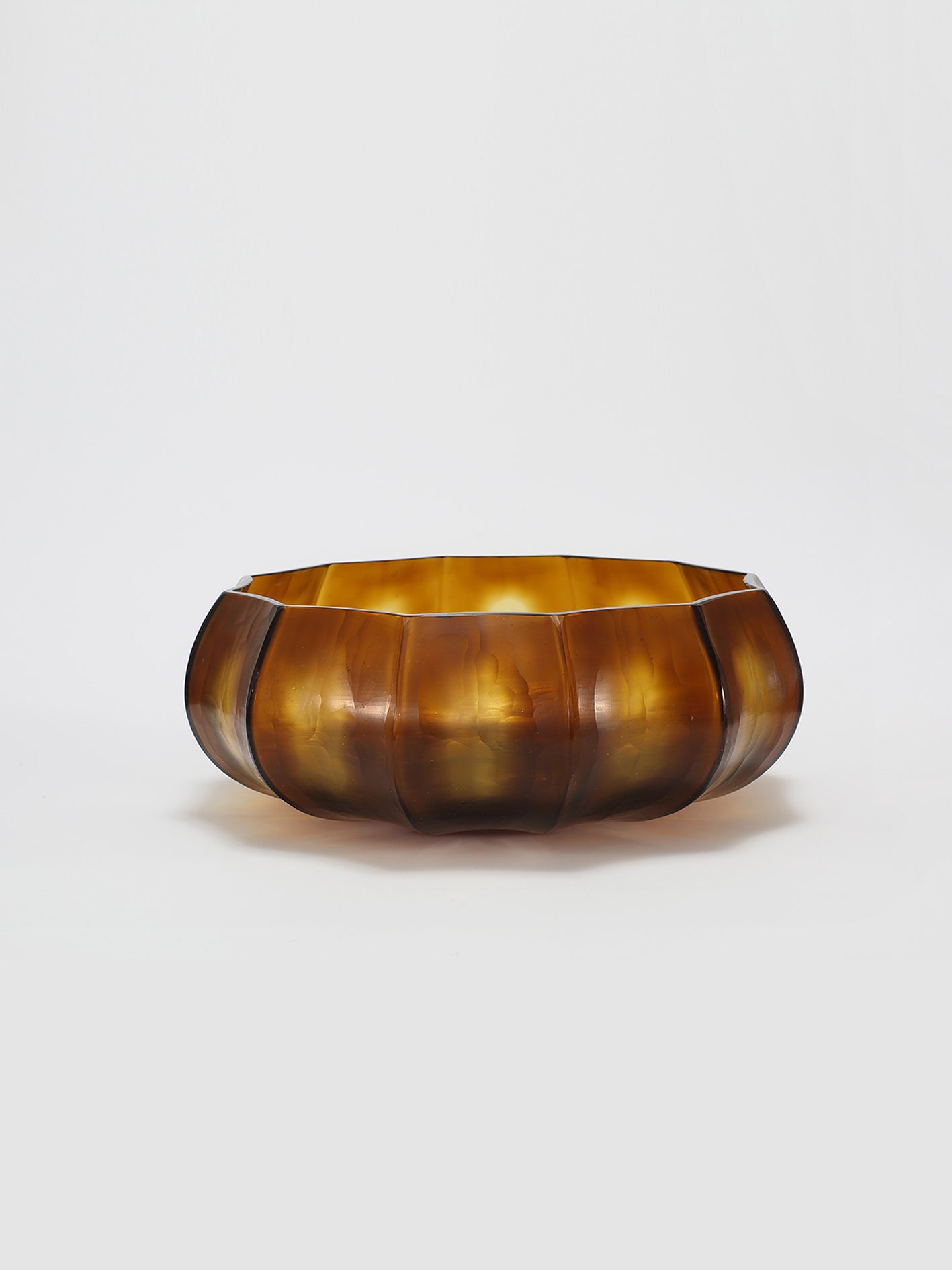 BOWL // Glass, LOTUS [Amber]