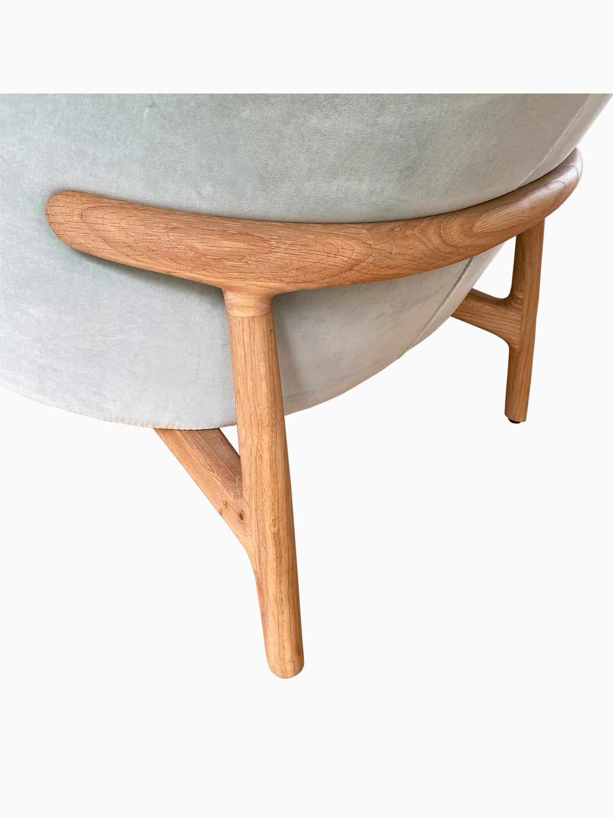 ARTSAN MELA LOUNGE CHAIR // High back, [SAGE Kvadrat Velvet]