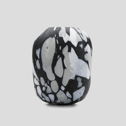 VASE // Glass, MOTTLED, Lge