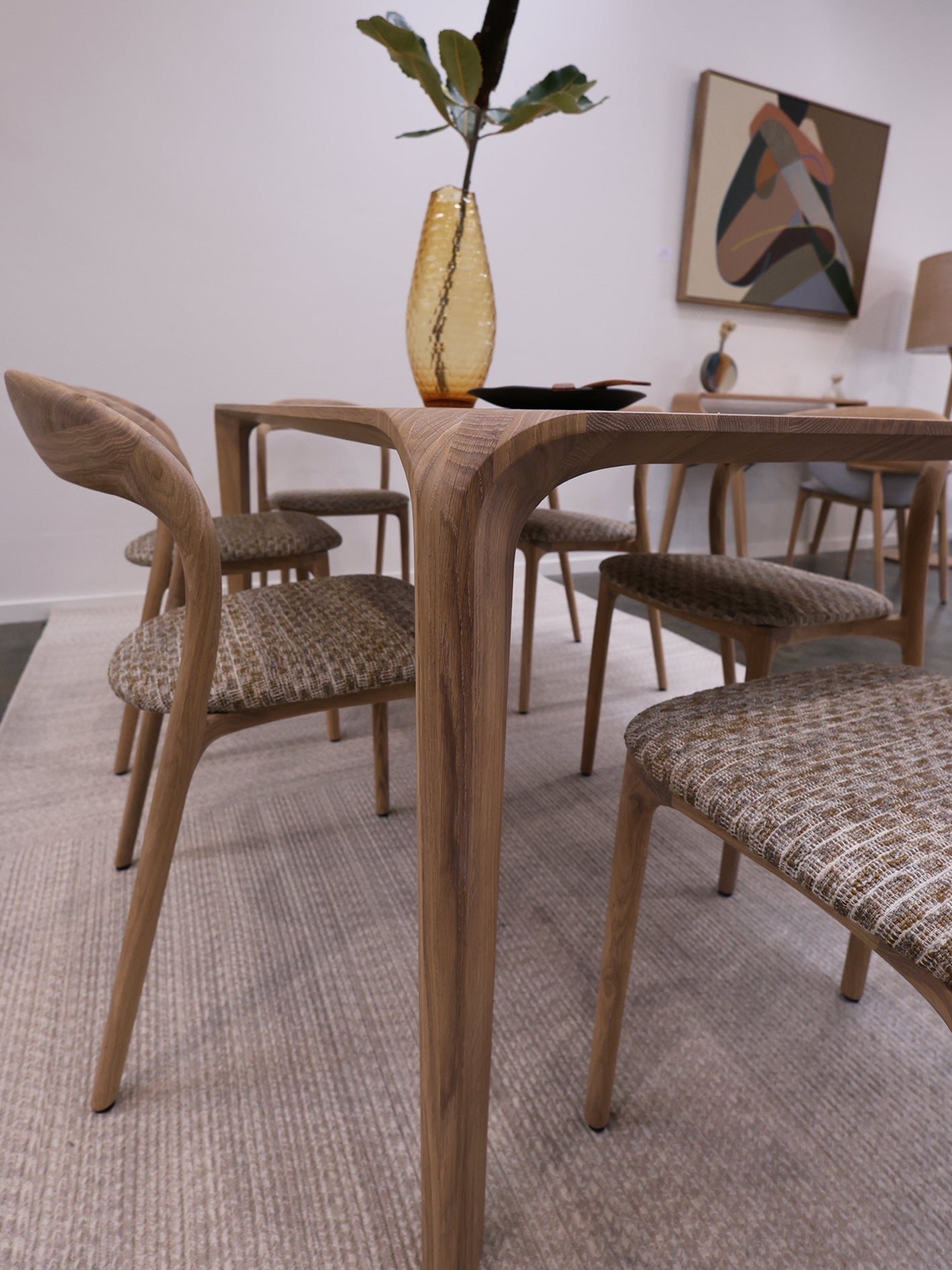 DINING CHAIR // Neva Light [Ramie Upholstery]