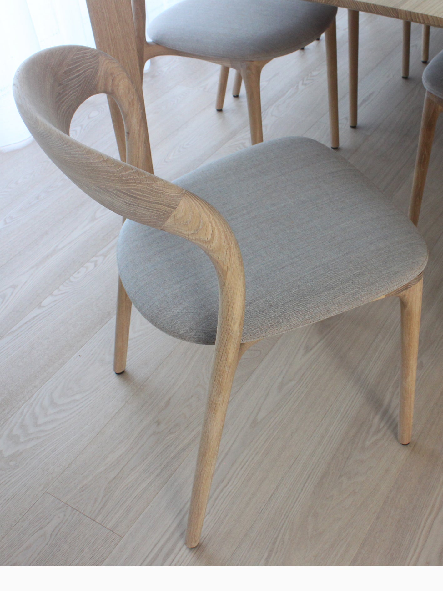 SALE - DINING CHAIR // NEVA LIGHT, Oak + Remix 126