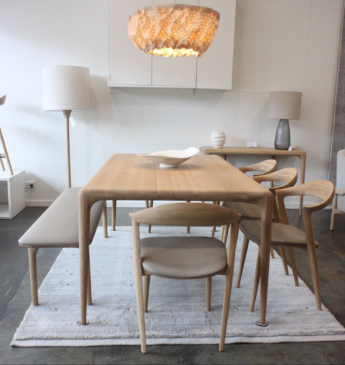 ARTISAN NEVA BENCH SEAT // Oak, Leather or Wood seat