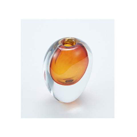 VASE // Glass, AMBER, Perle