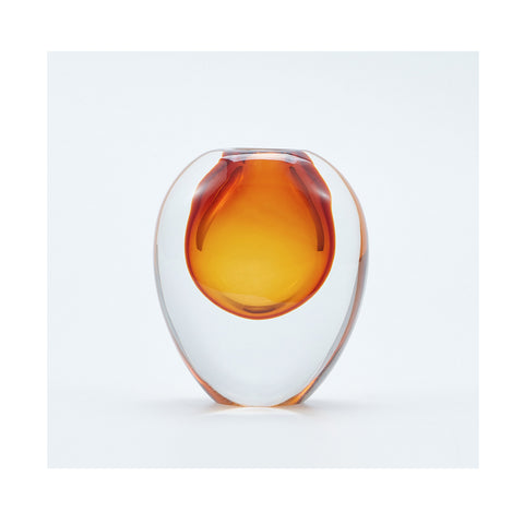 VASE // Glass, AMBER, Perle