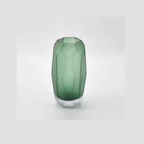 VASE // Glass, RADIANT, [ETCHED] (S) Forest