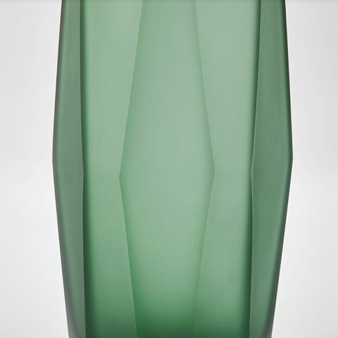 VASE // Glass, ETCHED, (P) Forest