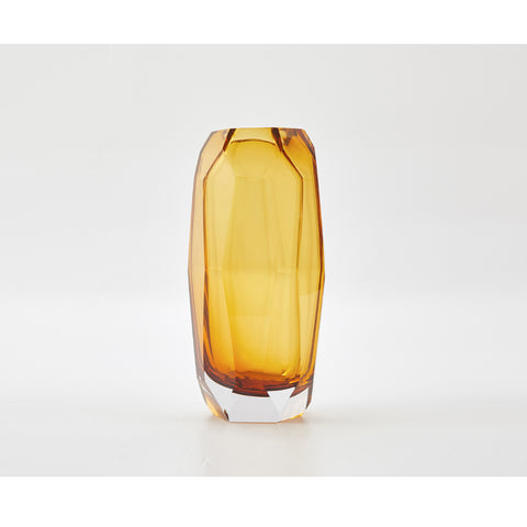 VASE // Glass, ETCHED, Citrus, Polished [M]