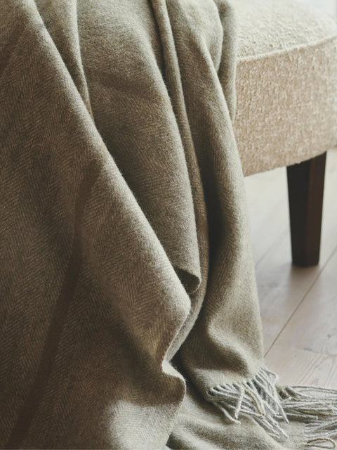 HALF BLANKET // Silkeborg, ASKO, wool [Herb]