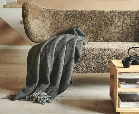 HALF BLANKET // Silkeborg, ASKO, wool [Charcoal]