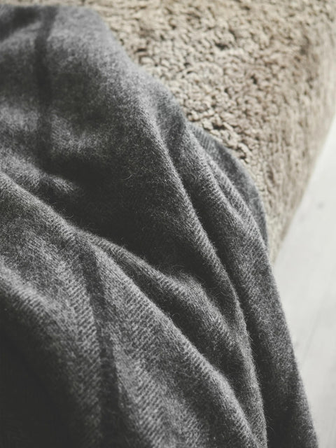 HALF BLANKET // Silkeborg, ASKO, wool [Charcoal]