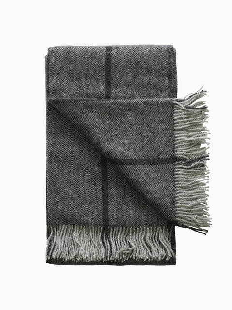 HALF BLANKET // Silkeborg, ASKO, wool [Charcoal]