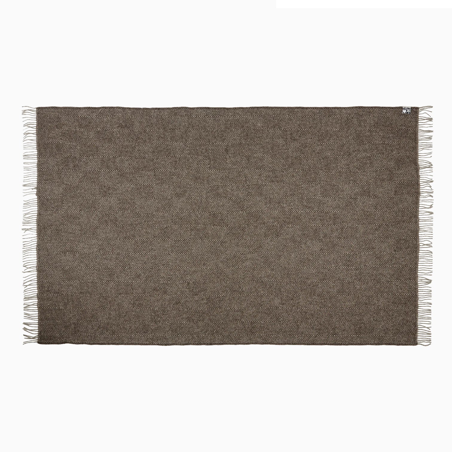 HALF BLANKET // Nordic Wool, ASH BROWN