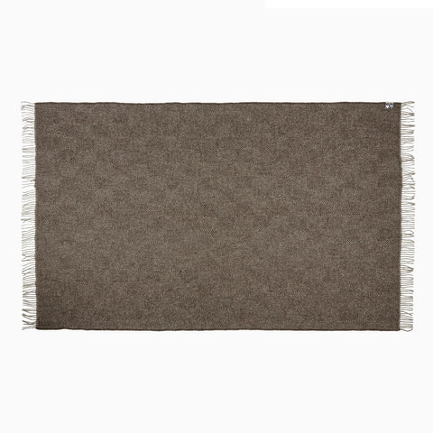 HALF BLANKET // Nordic Wool, ASH BROWN