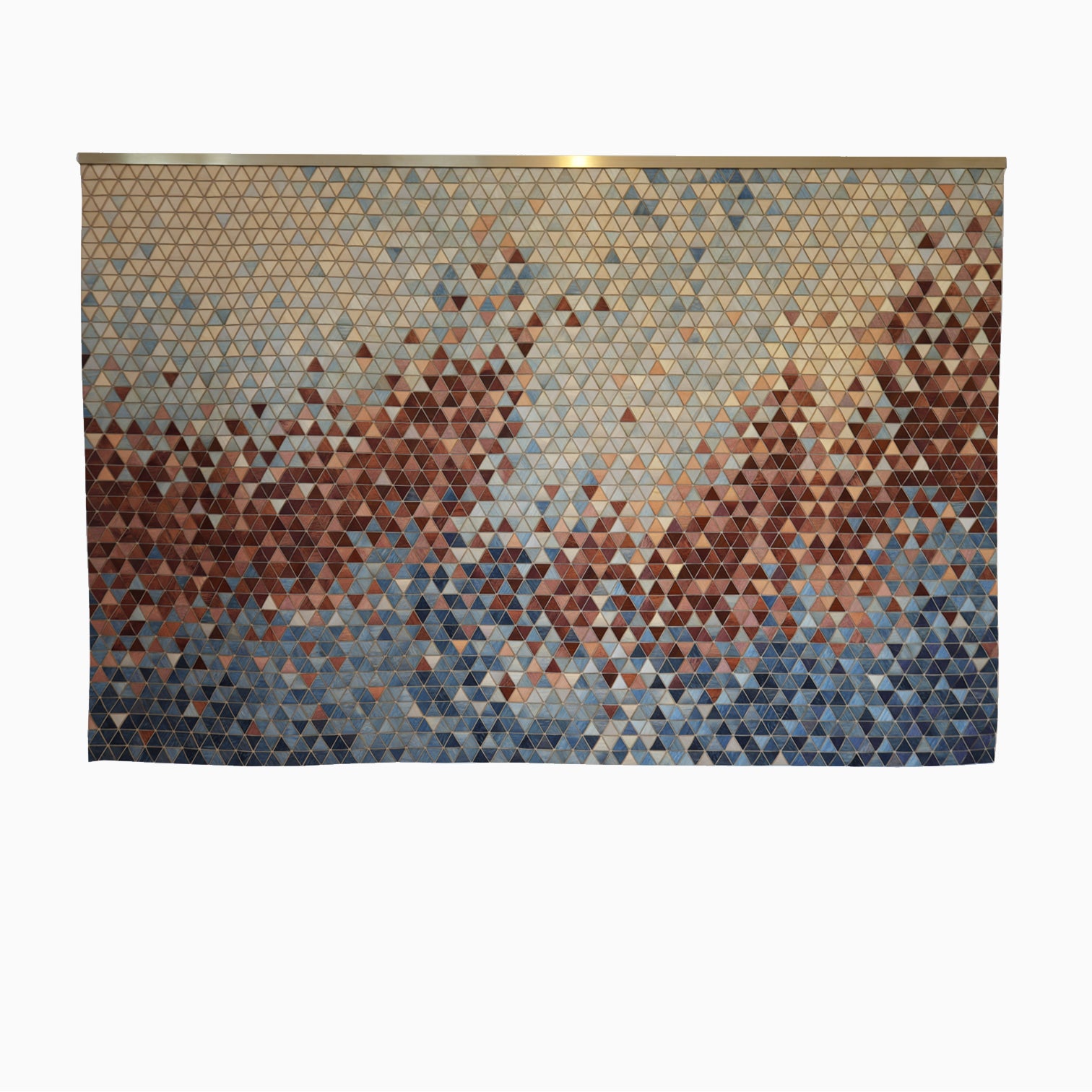 WALL HANGING // Wooden sculptures, Dyed Melange [TERRAZZO]