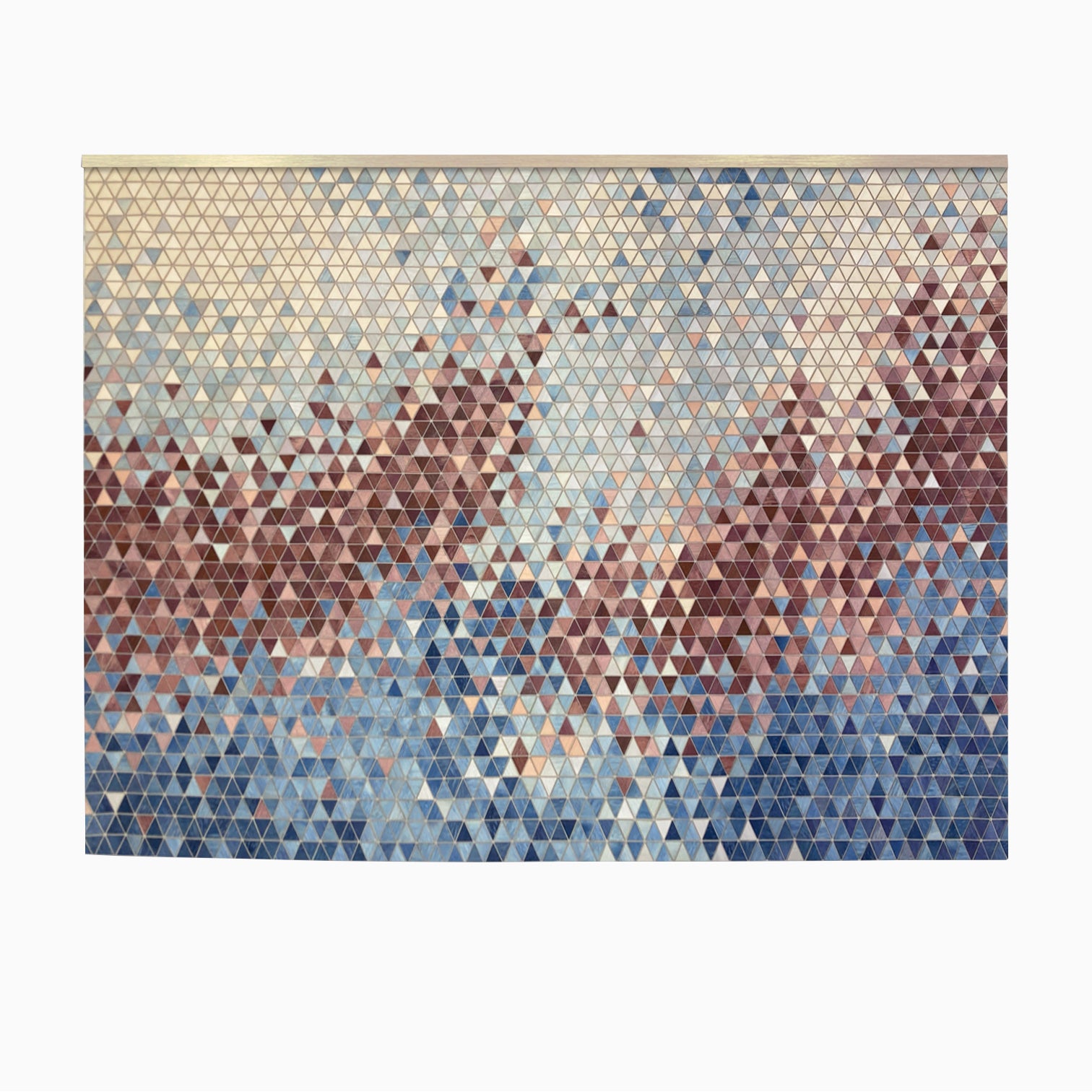 WALL HANGING // Wooden sculptures, Dyed Melange [TERRAZZO]