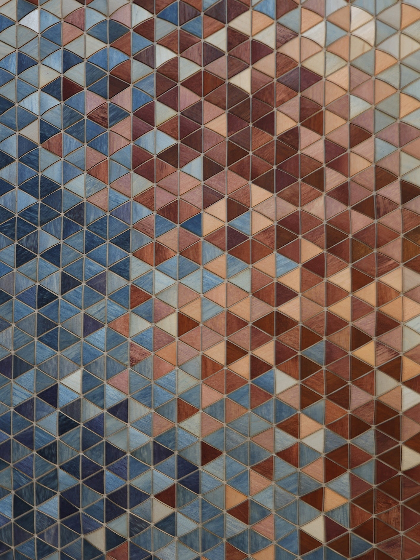 WALL HANGING // Wooden sculptures, Dyed Melange [TERRAZZO]