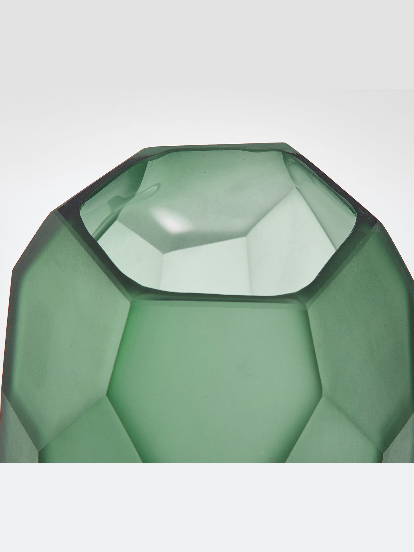 VASE // Glass, RADIANT, [ETCHED] Forest