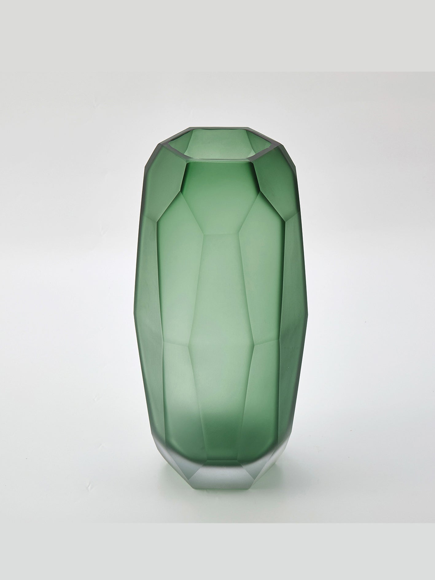 VASE // Glass, RADIANT, [ETCHED] Forest