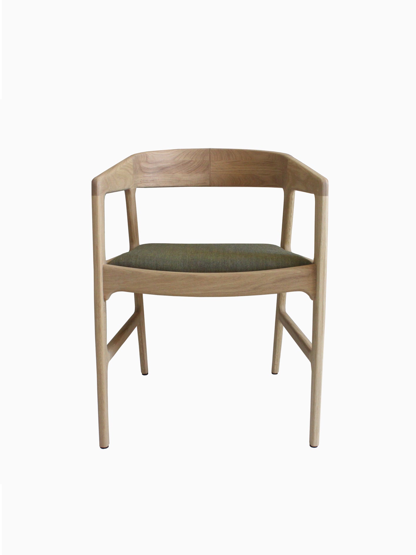 ARTISAN TESA CHAIR // Oak + Wool [GREEN]