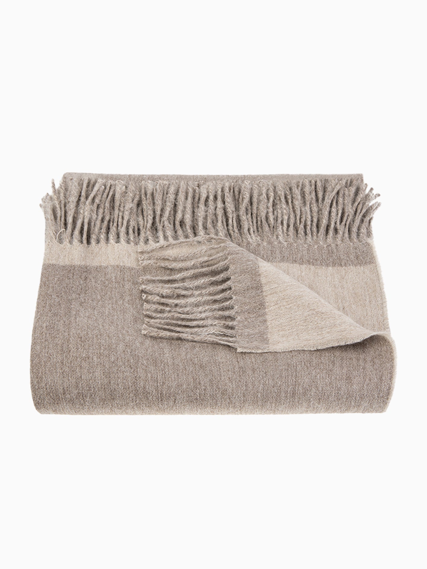 THROW // TUWI Baby Alpaca, NATURAL FLEECE