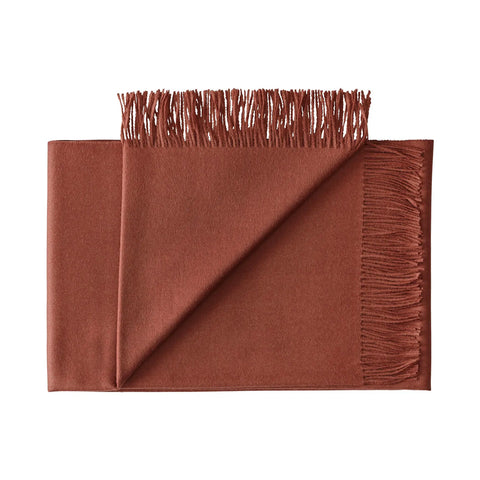 THROW // Baby Alpaca, ROSEWOOD