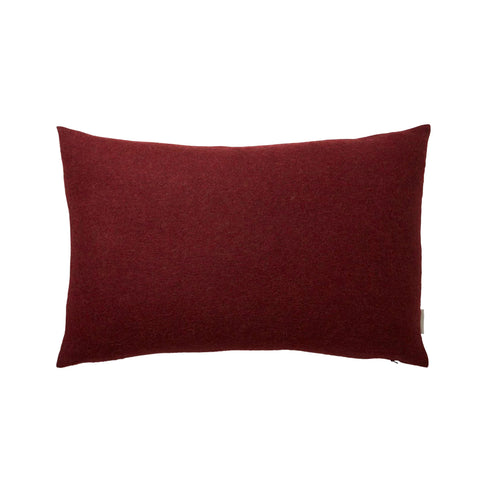 CUSHION // Alpaca, MERLOT, Oblong