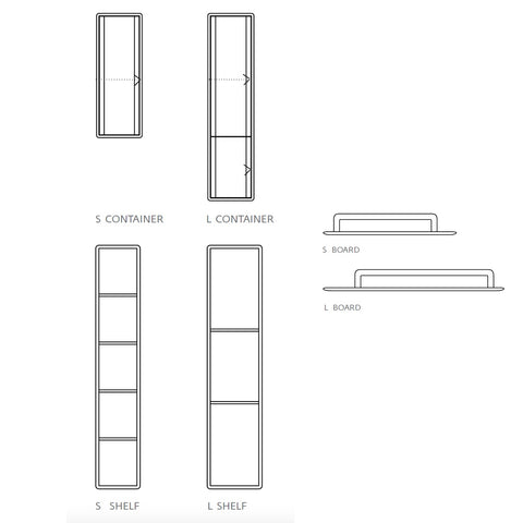 WALL UNIT // Invito (3 modular styles)