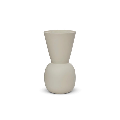 VASE // Ceramic, BELL, Chalk [L]