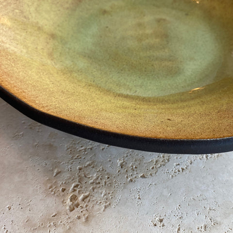 BOWL // AVOCADO [Black clay, Gloss]