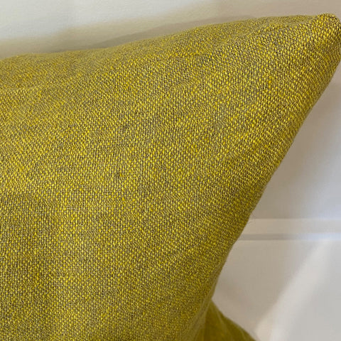 CUSHION // Belgian Linen, SUNFLOWER [50cm]