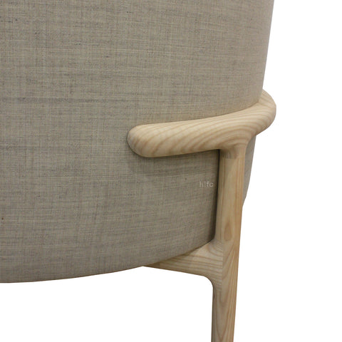 ARTISAN MELA LOUNGE CHAIR // trimmed back, SAND