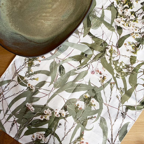 TEATOWEL - Eucalypt & Waxes